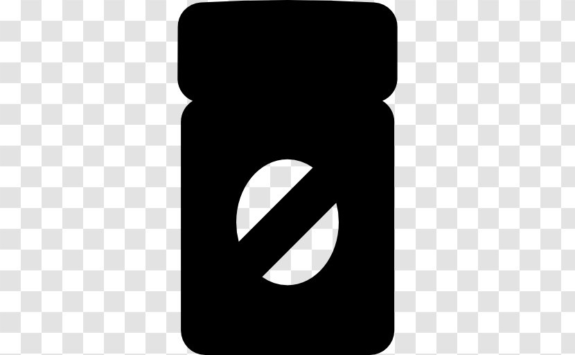 Symbol Font - Black M - Coffee Jar Transparent PNG