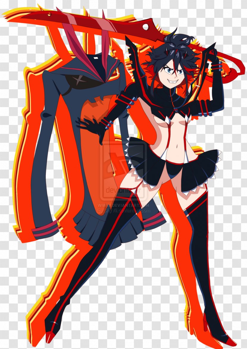 Ryuko Matoi Art Character Izzy - Cartoon - Frame Transparent PNG