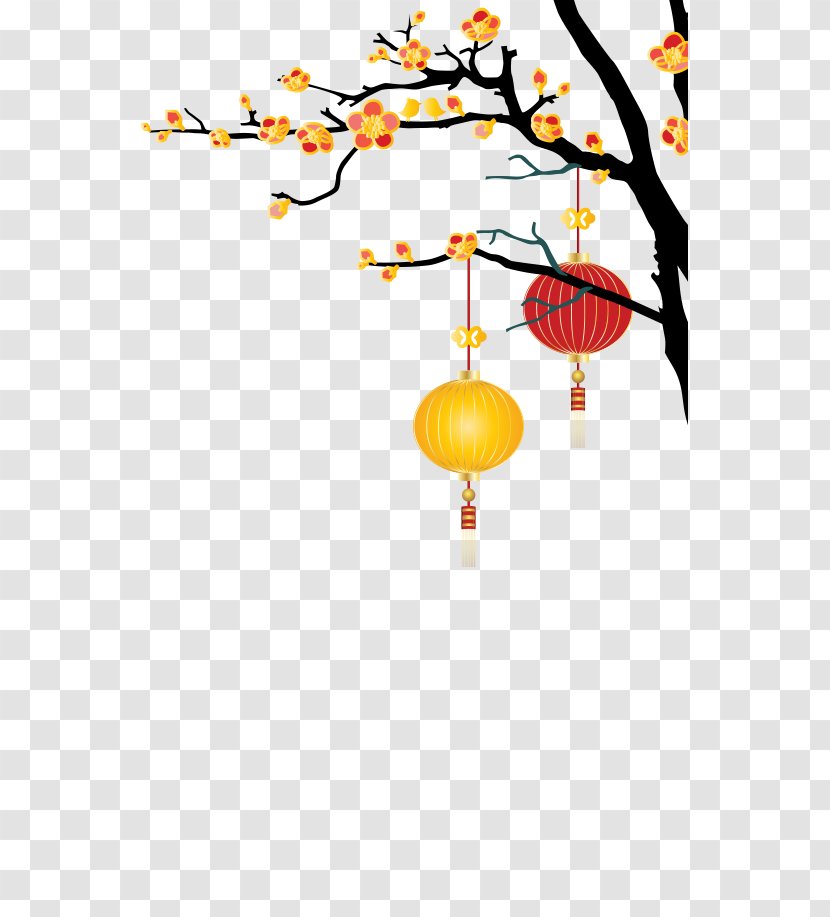 Vector Graphics Stock Photography Cherry Blossom Chinese New Year Illustration - Plant Transparent PNG