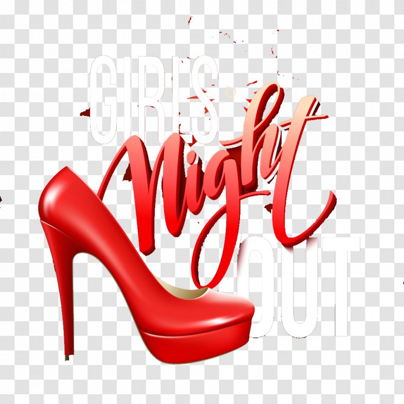 High-heeled Shoe Footwear Video - Clothing Accessories - Ladies Night Transparent PNG