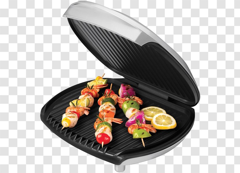 Barbecue Grilling Panini George Foreman Grill Teppanyaki - Dish Transparent PNG