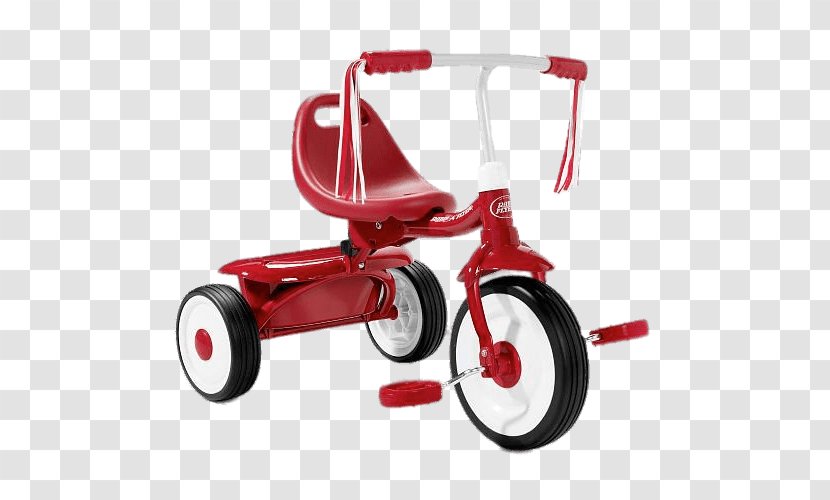 Radio Flyer Fold 2 Go Classic Dual Deck Tricycle Toy Wagon - Child Transparent PNG