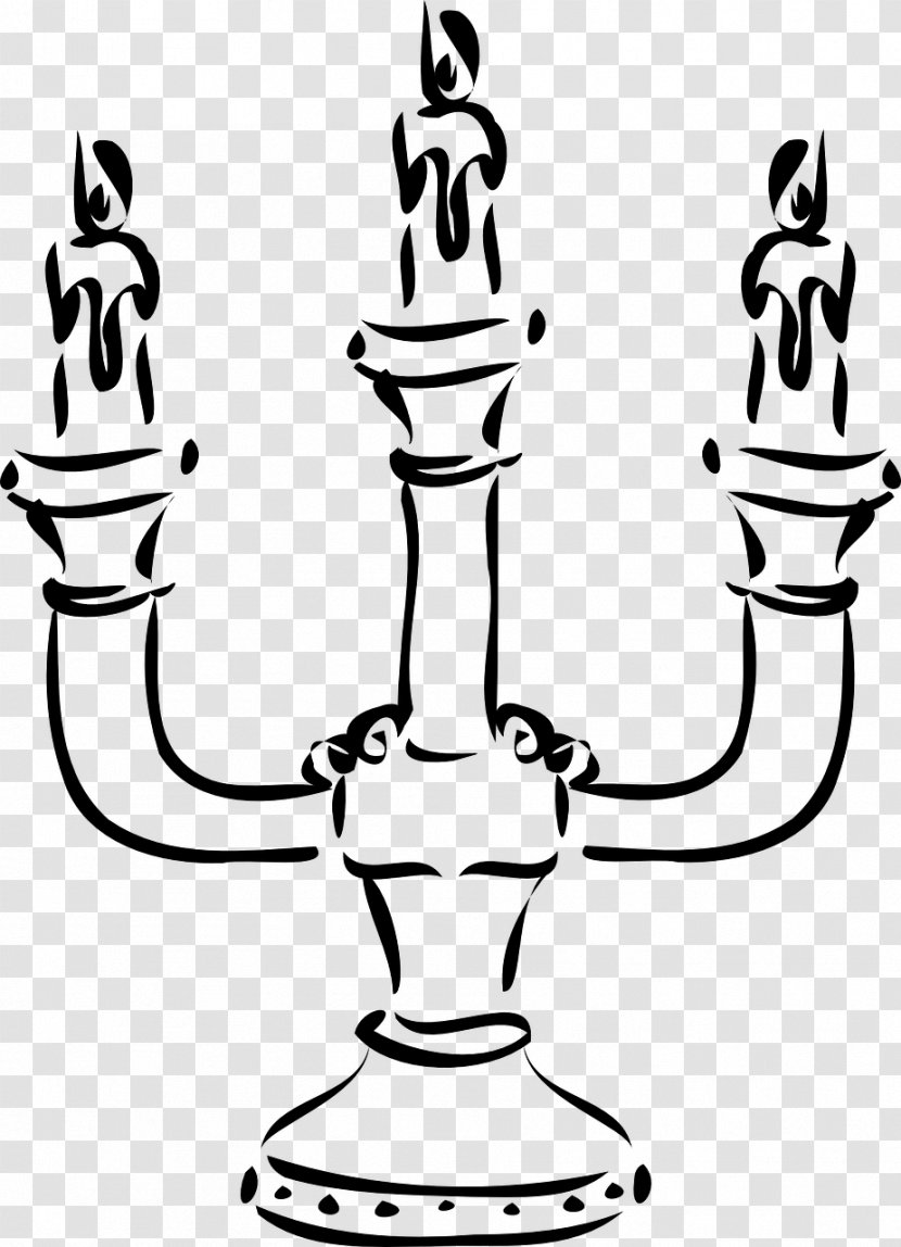 Candlestick Candelabra Clip Art - Drawing - Candle Transparent PNG