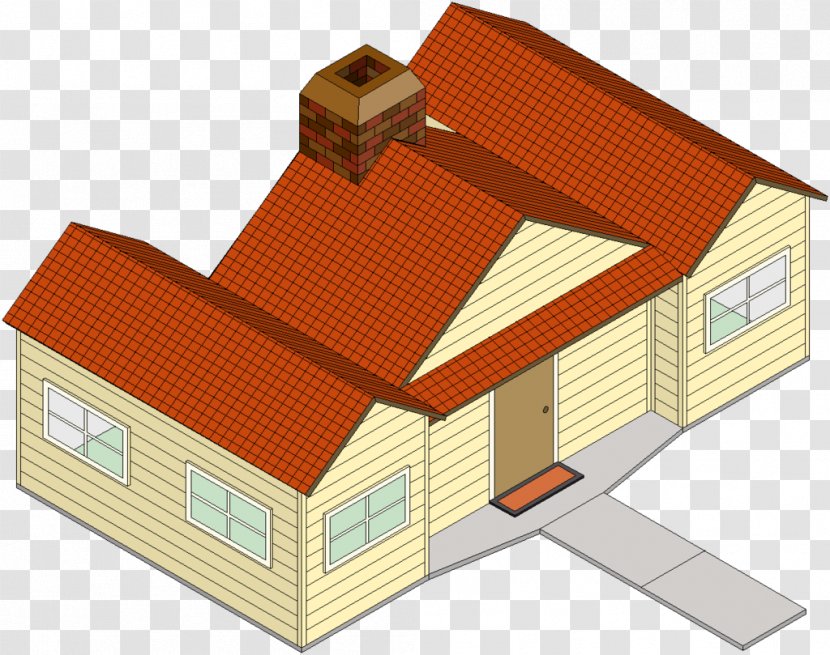 Roof Architecture Property Facade - Shed - Isomatric Houses Transparent PNG