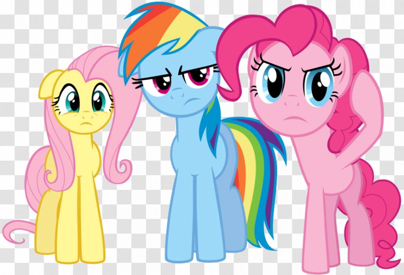 Pony Pinkie Pie Rainbow Dash Applejack Pinky Swear - Silhouette - My Little Transparent PNG