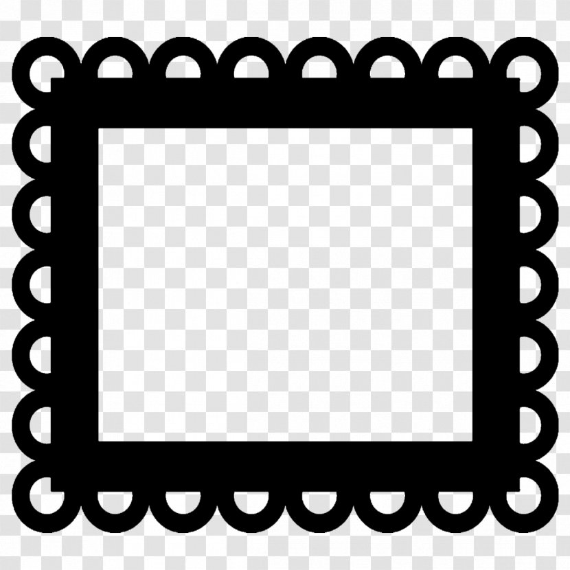 Clip Art Picture Frames Scalloped Frame - Rectangle Transparent PNG