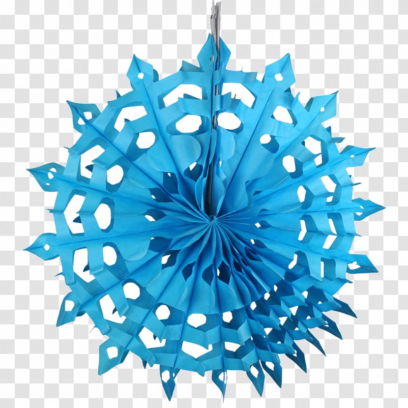 Tissue Paper Blue Hand Fan Plastic - Sunburst Transparent PNG