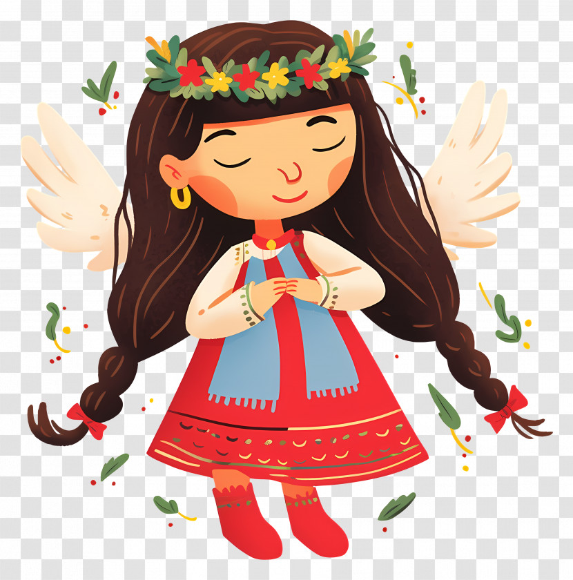 Ukrainian Angel - Angel Girl Character Transparent PNG