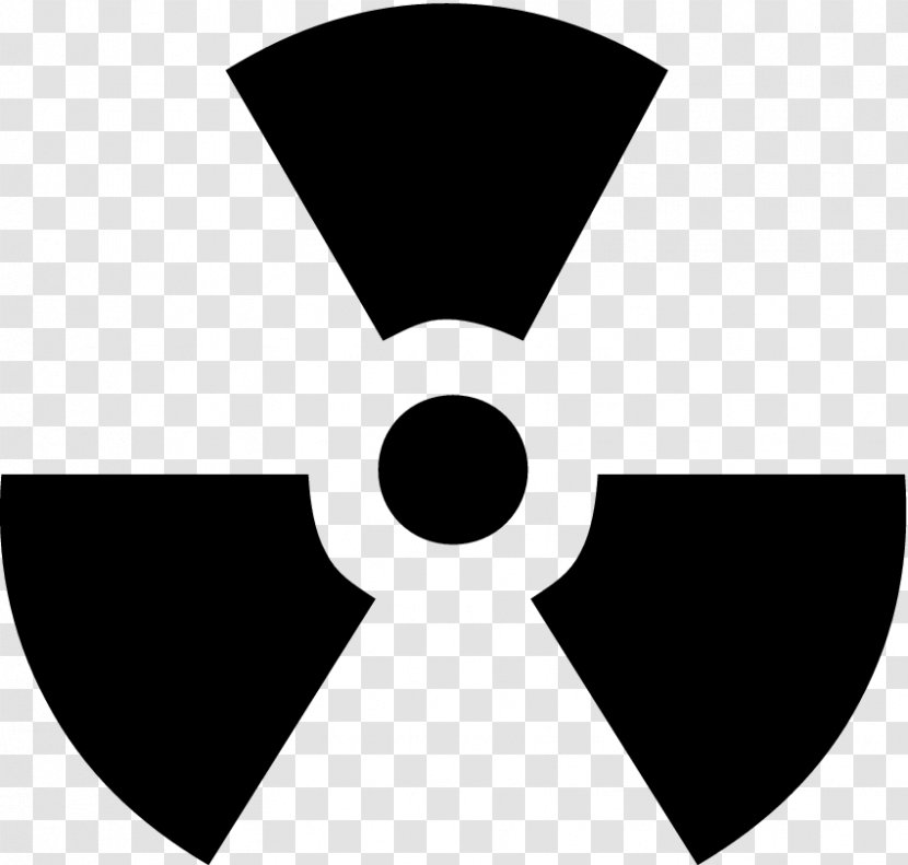 Hazard Symbol Radioactive Decay Sign Sticker Transparent PNG
