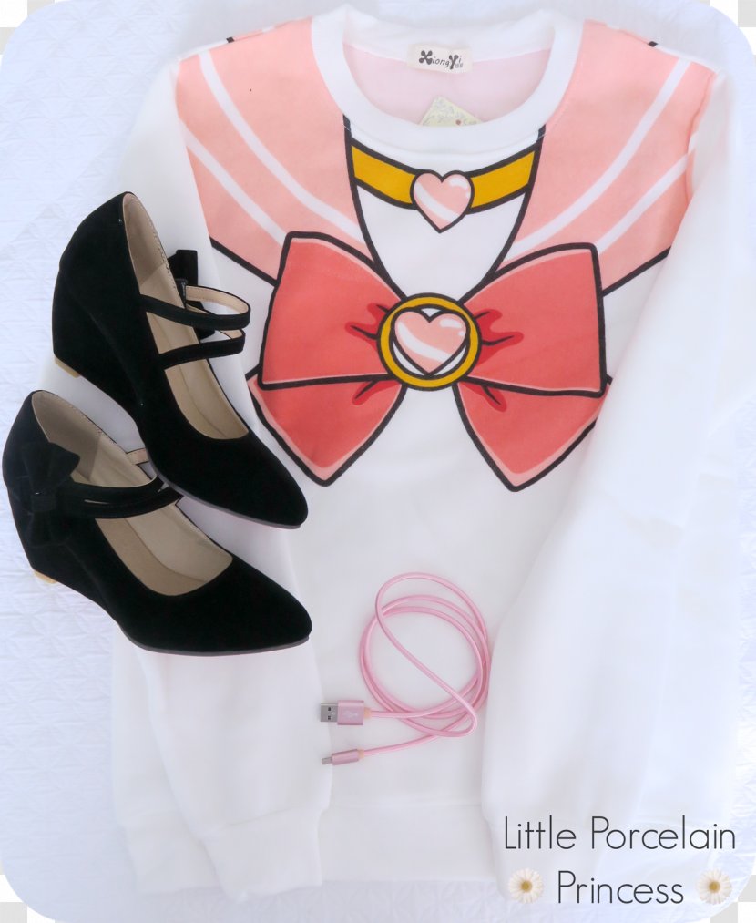 Chibiusa Sailor Moon T-shirt Hoodie Sleeve - Cartoon Transparent PNG