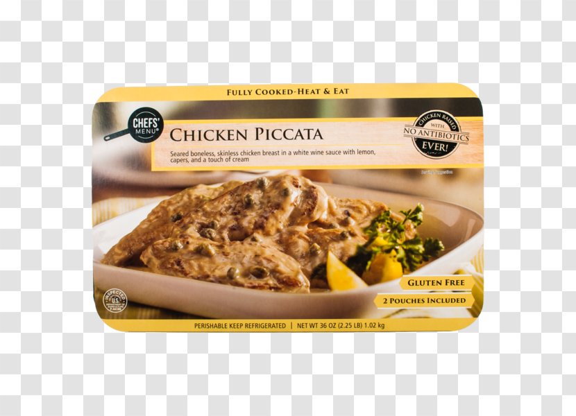 Piccata Dish Chef Cooking Recipe Transparent PNG