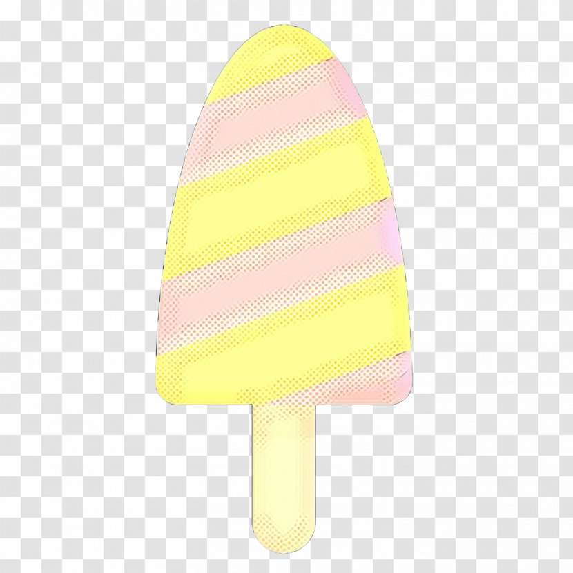 Ice Cream Cone Background - Yellow - Dessert Transparent PNG