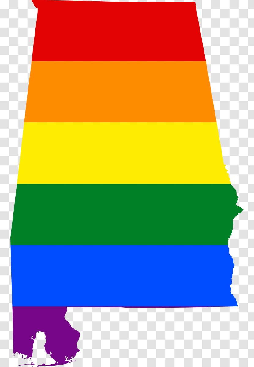 Flag Of Alabama LGBT Rights In Rainbow - Lgbt - Colors Color Guard Transparent PNG