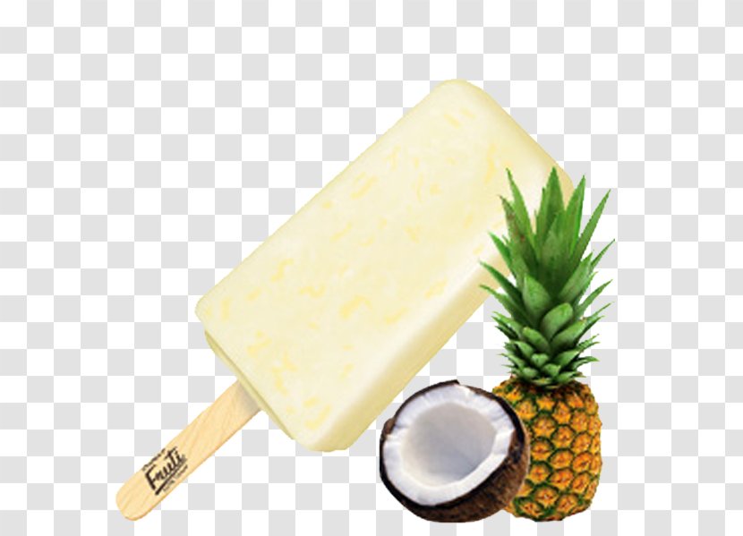 Pineapple Ice Cream Sorbet Pops Fruit - Bar Transparent PNG