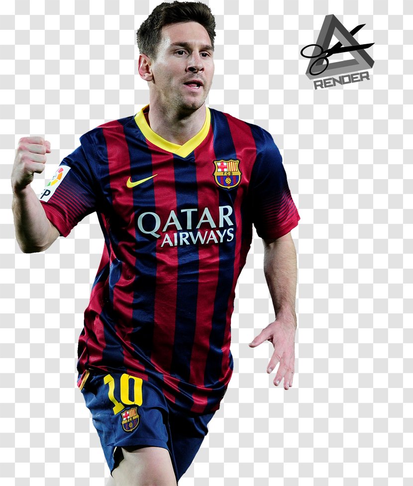 Lionel Messi FC Barcelona 2014 FIFA World Cup Argentina National Football Team - Outerwear - Transparent Image Transparent PNG