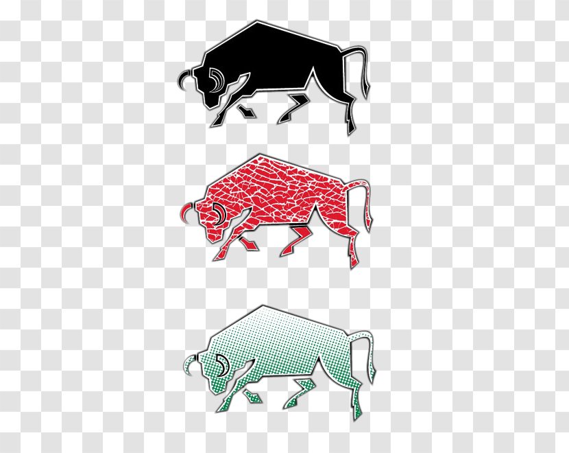 Cattle Euclidean Vector Bull Illustration - Logo - Three Bulls Transparent PNG