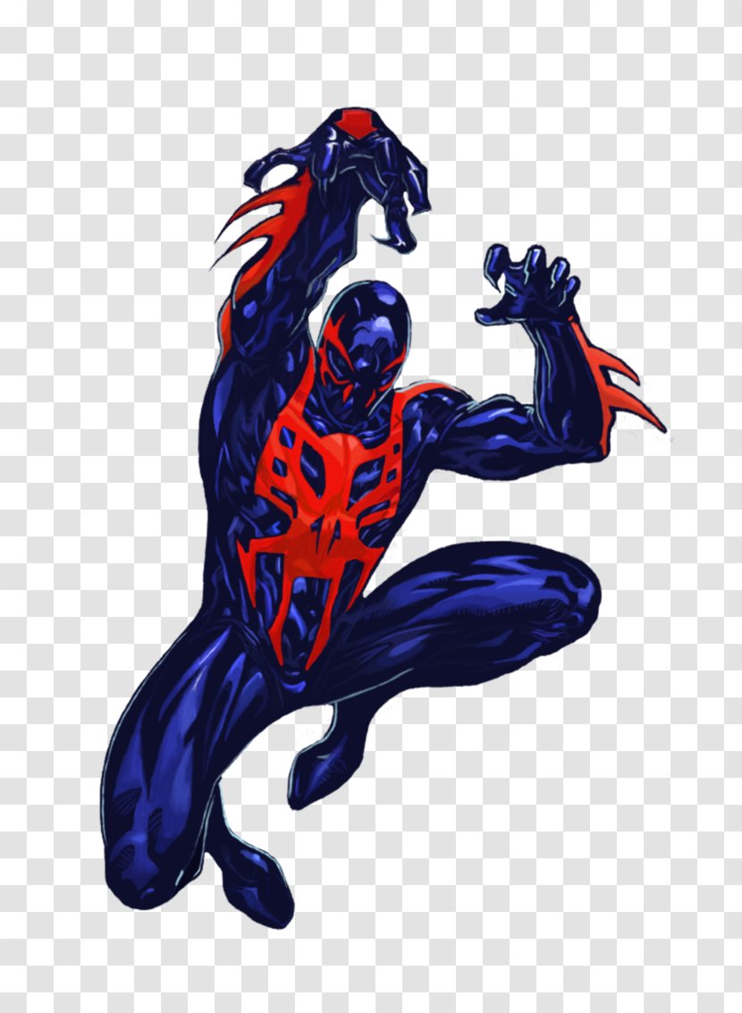 Spider-Man 2099 2090s Superhero Venom - Ultimate Spiderman - Spider-man Transparent PNG