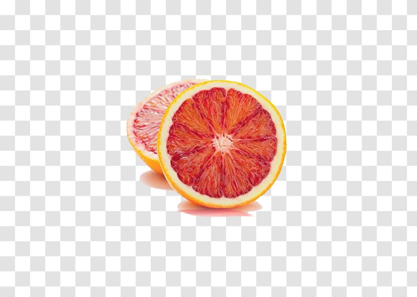 Blood Orange Juice Fruit Food - Grapefruit - Red Lemon Transparent PNG