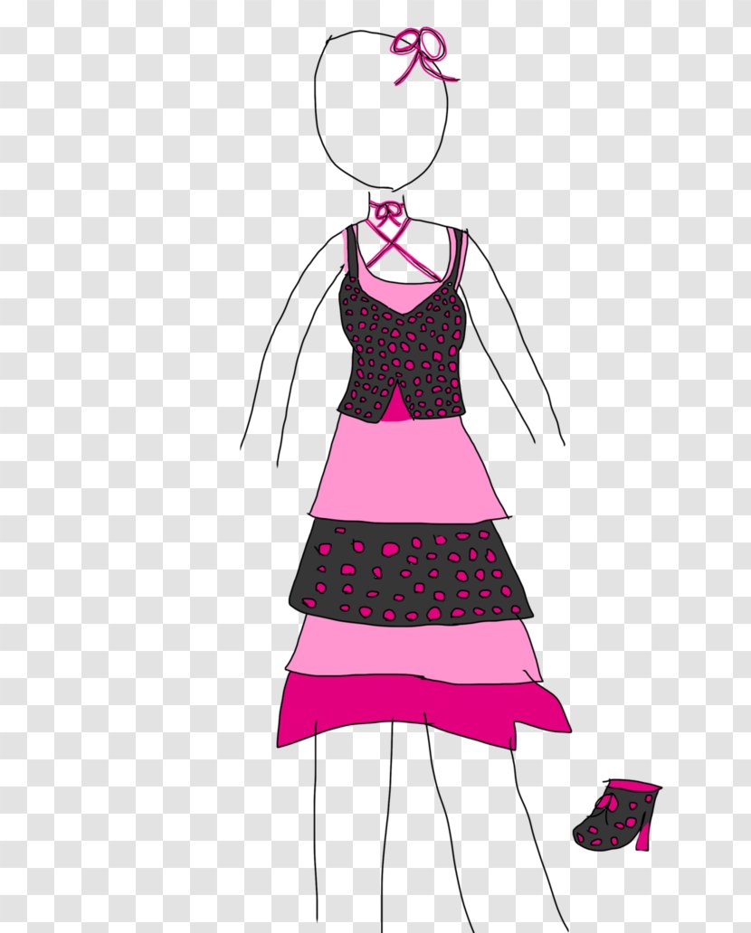 Clothing Dress Fashion Design Pattern - Heart - Harajuku Style Transparent PNG