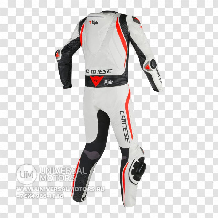 Racing Suit Dainese Mugello R D-Air 1 Piece Leather Motorcycle - Clothing Transparent PNG