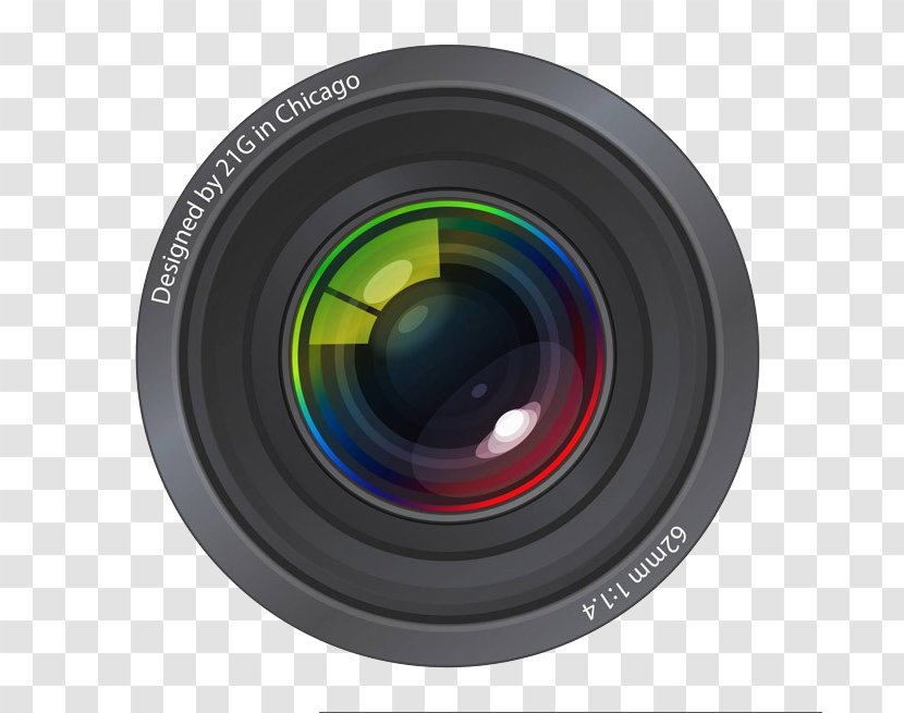 Camera Lens Digital - Vector Material Transparent PNG