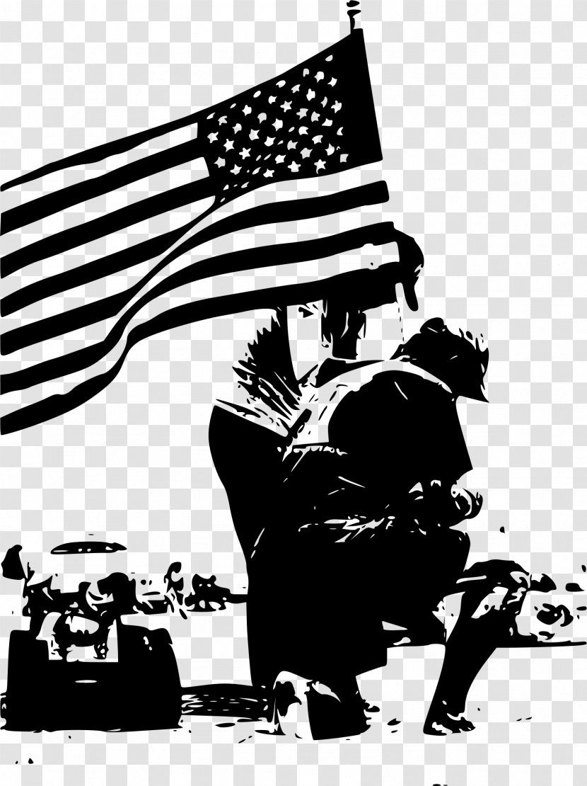 Memorial Day Black And White Veterans Poster Clip Art - Armistice - Monochrome Transparent PNG
