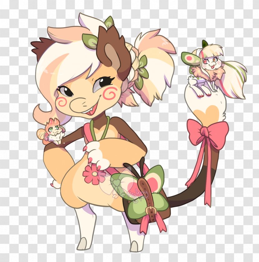 Horse Flower Fairy Clip Art - Cartoon Transparent PNG