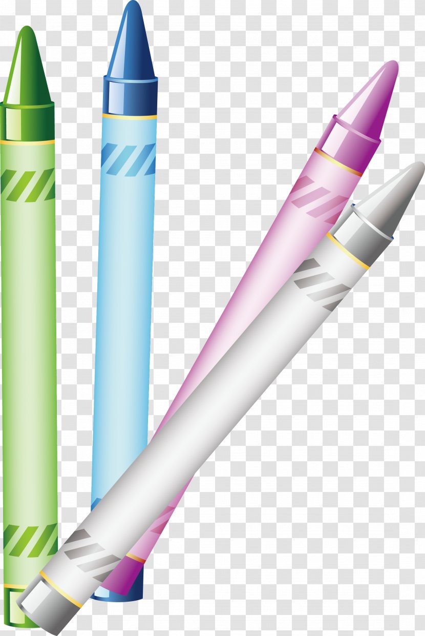 Paintbrush - Rocket - Oil Pen Decoration Vector Design Transparent PNG