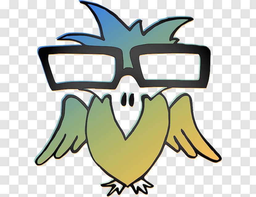 Bird Glasses Owl Clip Art - Beak - Cartoon Seagull Transparent PNG