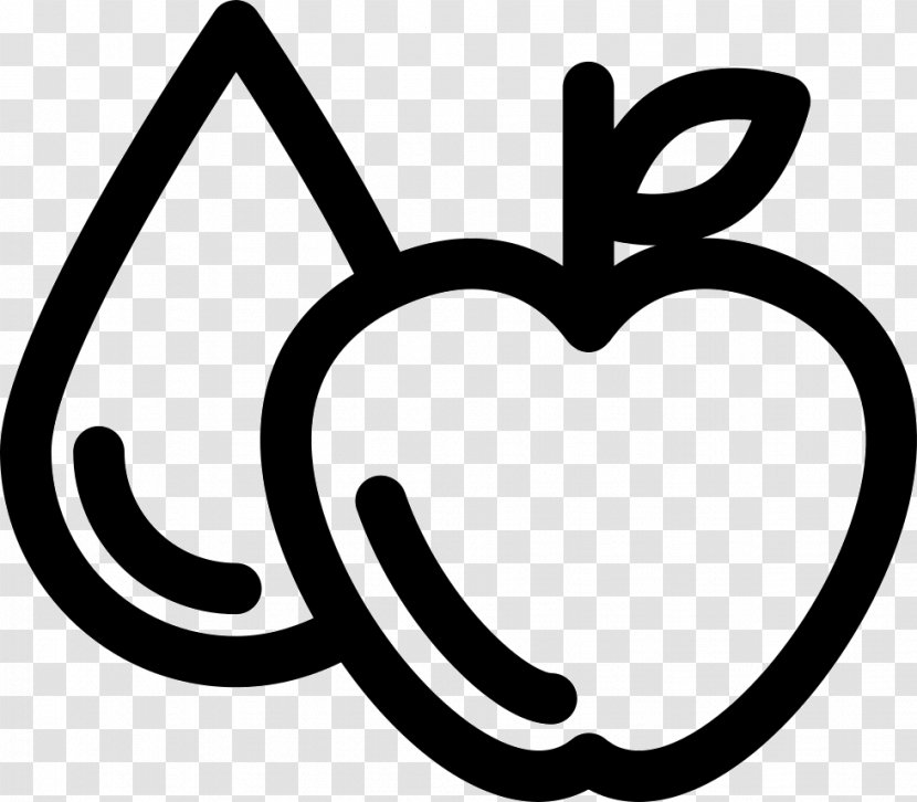 Clip Art Apple Droplet - Heart Transparent PNG