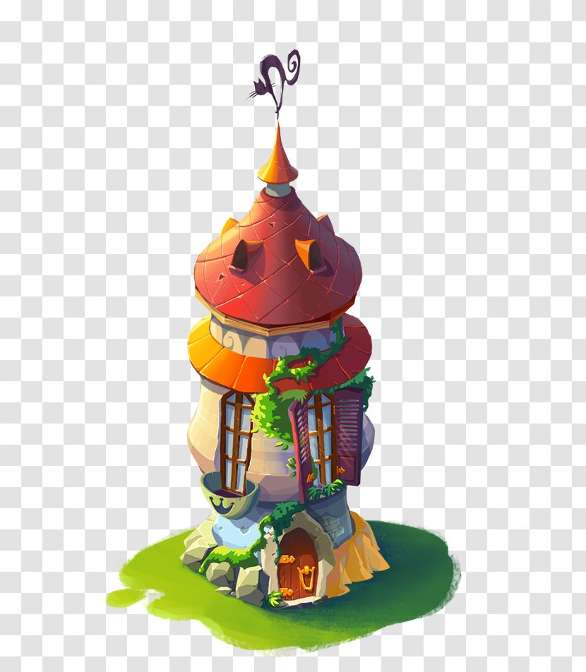 Stolen Concept Art - Cartoon - Fairy House Transparent PNG