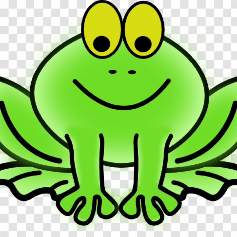 Frog Clip Art Cartoon Image Amphibians - Smile Transparent PNG