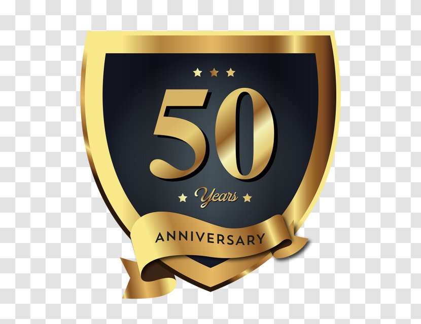 Logo Vector Graphics Font Anniversary - Brand - 50th Transparent PNG