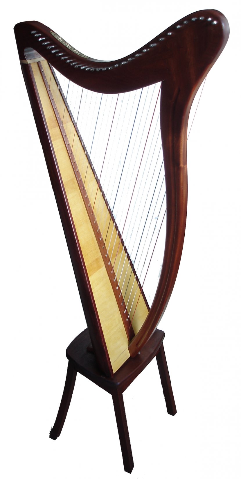 Celtic Harp Musical Instruments String - Flower Transparent PNG