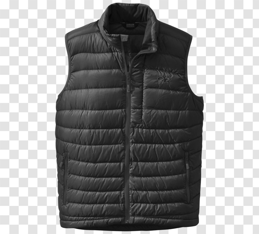 Down Feather Bodywarmer Gilets Jacket Daunenjacke - Outdoor Research Transparent PNG