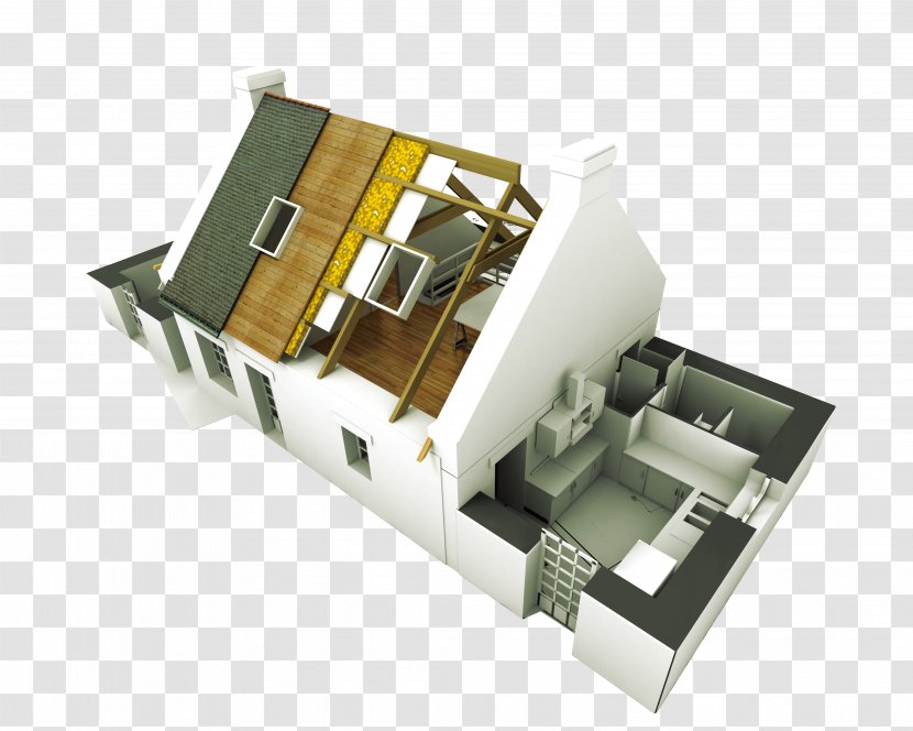 Architectural Engineering Building House Home Construction Improvement - 3d Model Of Residential Buckle Clip Free Transparent PNG