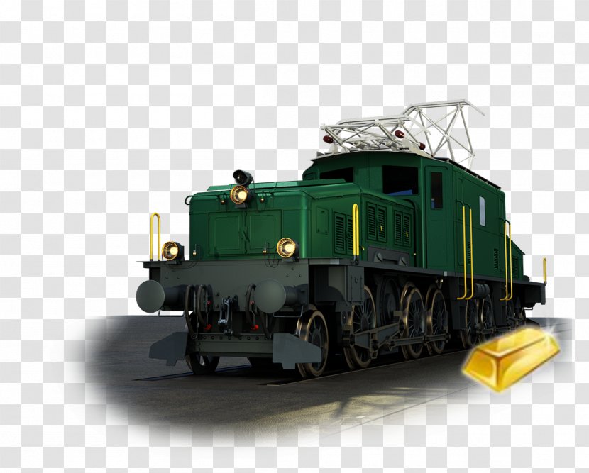 Train Cartoon - Rail Transport - Wheel Scale Model Transparent PNG