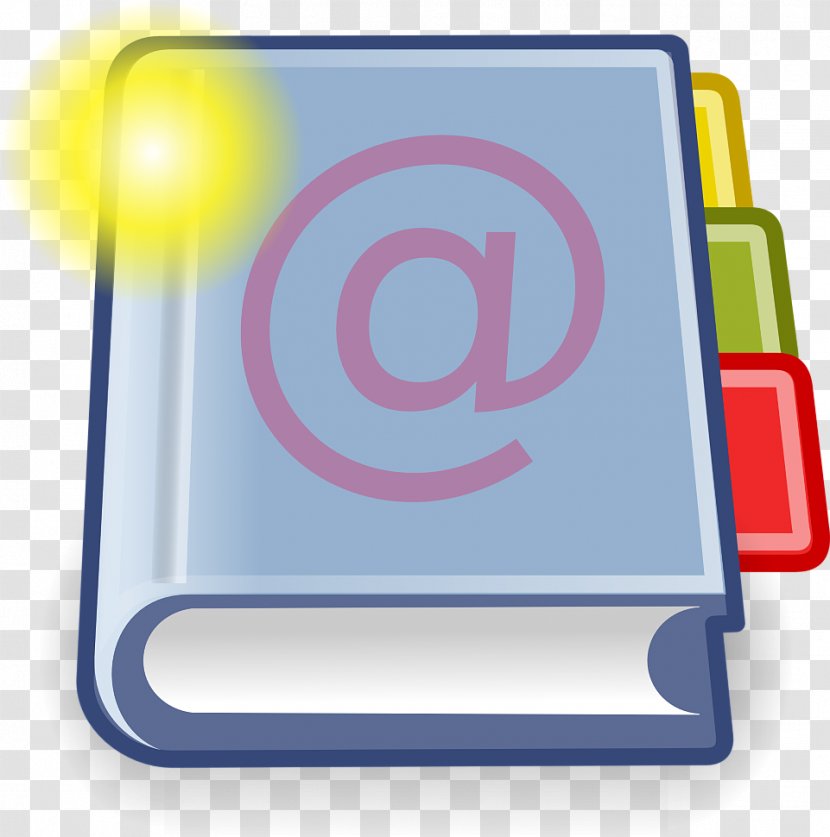 Address Book Telephone Directory Clip Art - E-mail Transparent PNG