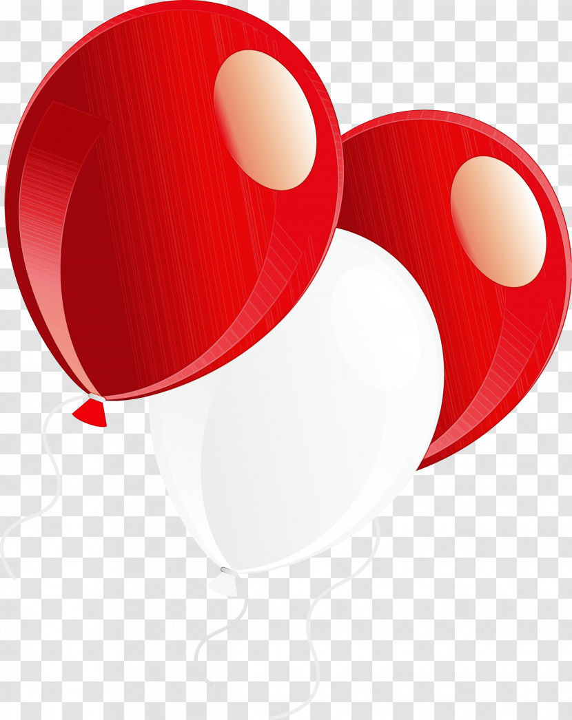 Red Material Property Balloon Circle Logo Transparent PNG