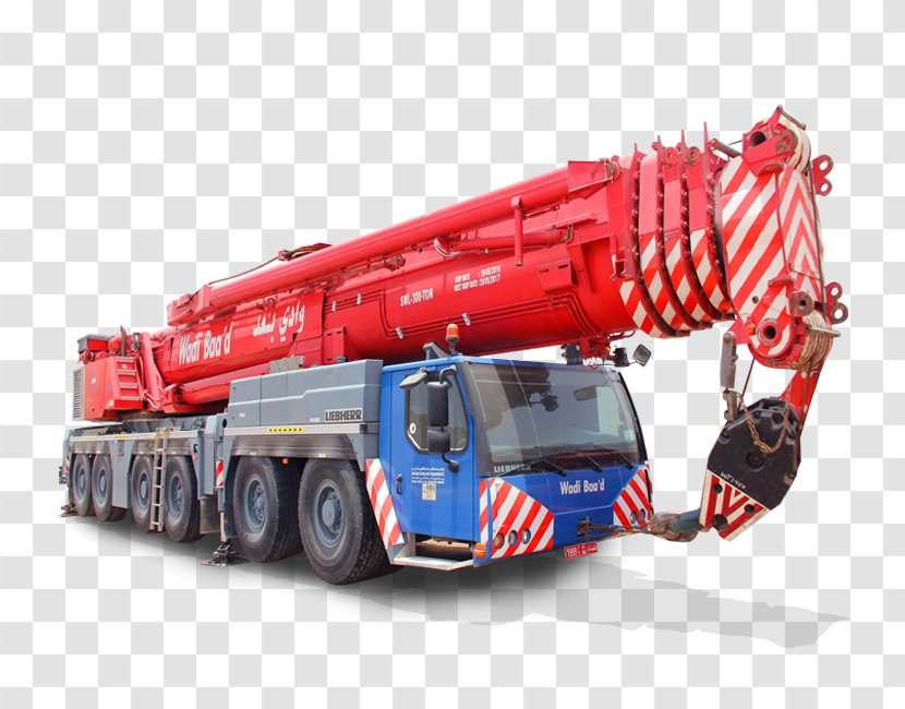 Crane Truck Motor Vehicle Cargo Transparent PNG