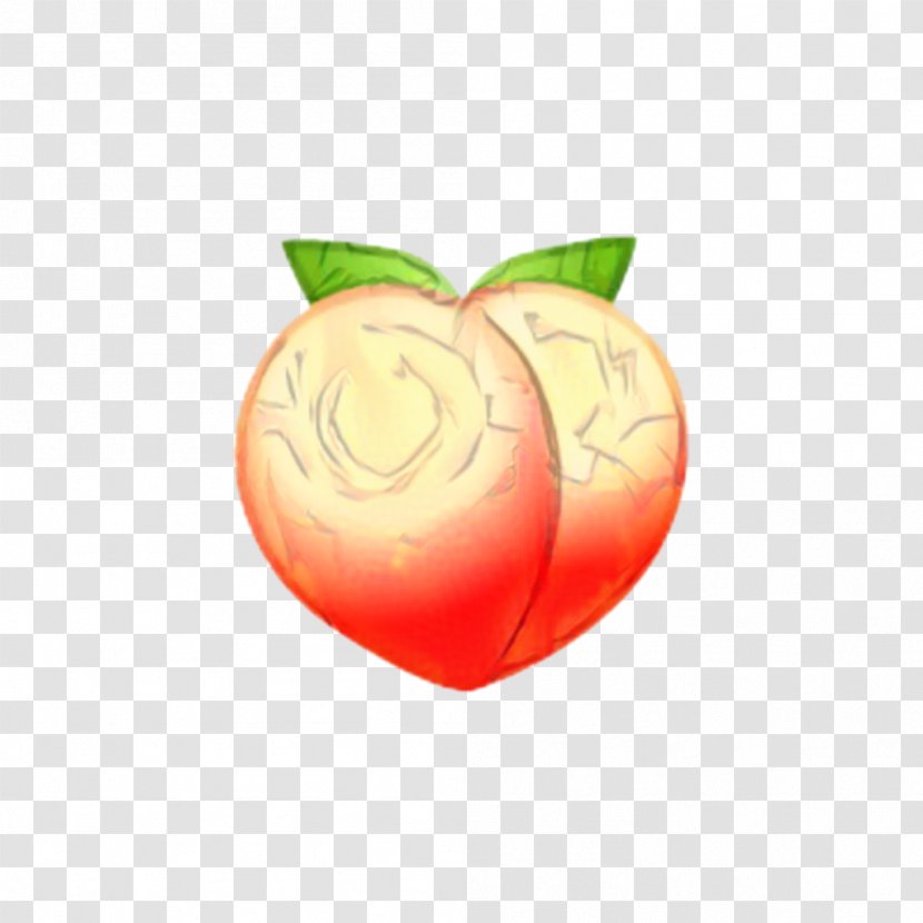 Leaf Heart - Computer - Logo Peach Transparent PNG