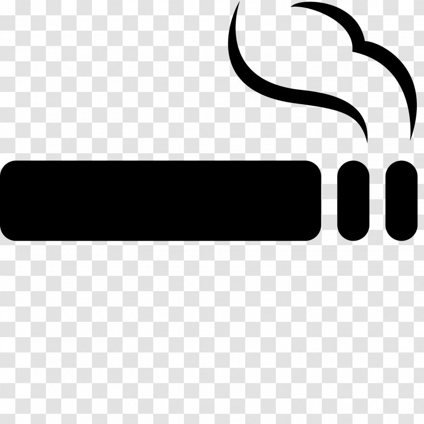 Tobacco Pipe Smoking - Black Transparent PNG