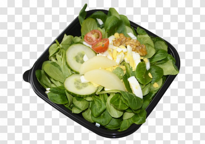 Spinach Salad Vegetarian Cuisine Lettuce Recipe - Food Transparent PNG