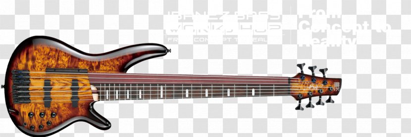 Seven-string Guitar Ibanez RG Bass Electric - Silhouette Transparent PNG