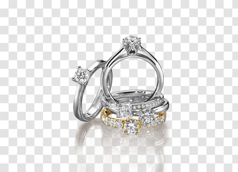 Springe Jewellery Wedding Ring Silver - Menu Transparent PNG