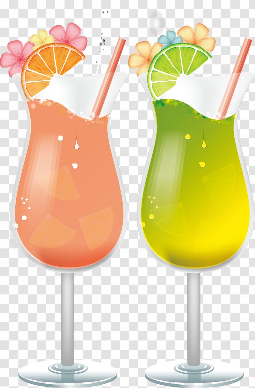 Cocktail Juice Harvey Wallbanger Mai Tai Sea Breeze - Watercolor - Fruit Transparent PNG