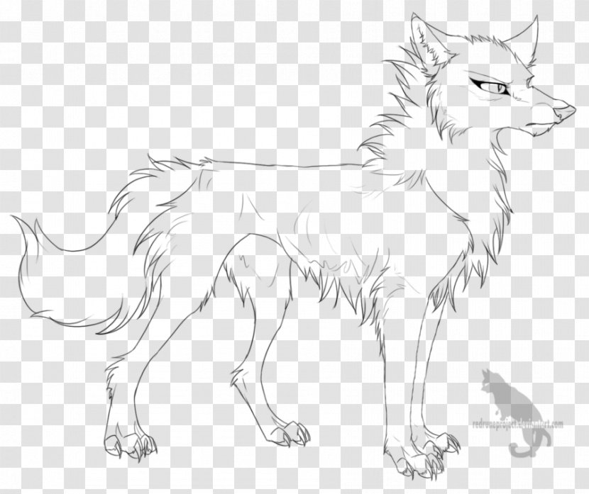 Dog Breed Line Art White - Artwork Transparent PNG