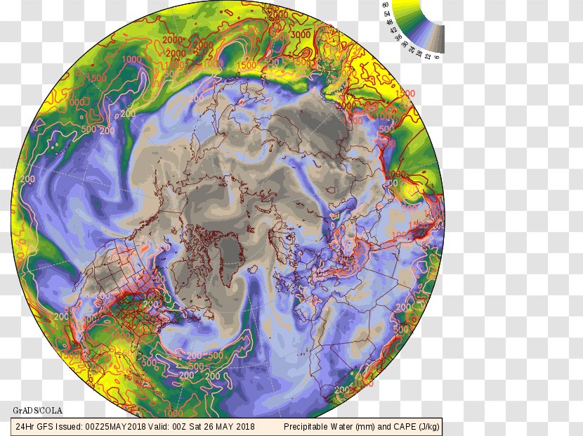 Northern Hemisphere Global Forecast System Earth National Centers For Environmental Prediction Southern - Weather Forecasting Transparent PNG