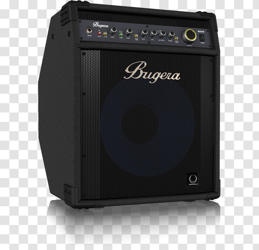Guitar Amplifier Bugera ULTRABASS BXD12 Bass BXD15 - Silhouette Transparent PNG
