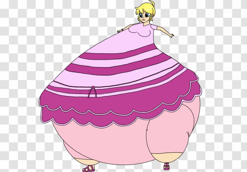 Pink M Character Clip Art - Cartoon - Marinette Fat Transparent PNG